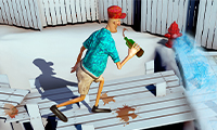 Пьяный мужчина 3D