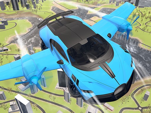 Настоящая спортивная летающая машина 3d
