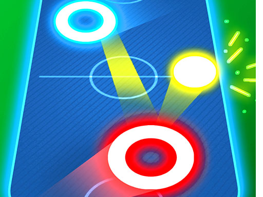 Air Hockey Glow: 2 игрока