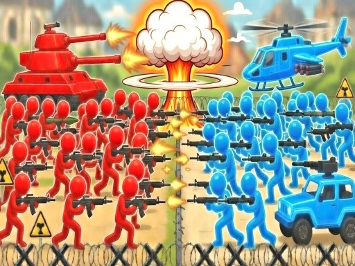 Gun Mob: Стикмен Бег